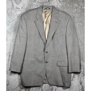 VTG Ralph Lauren Blazer Suit Jacket Casual Travel Silk Wool 44R Business Coat